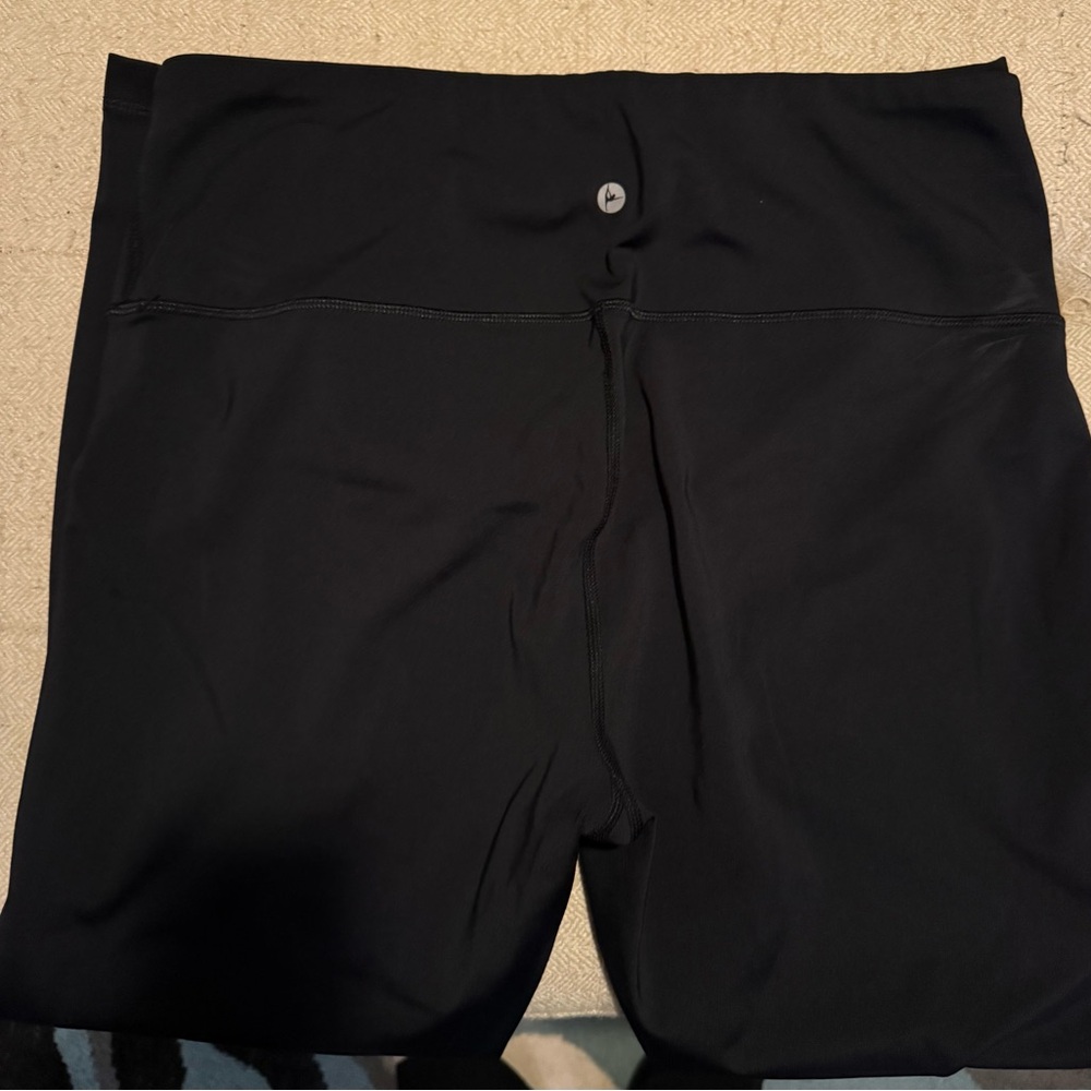 90 Degree By Reflex Black High-Waist Athletic Capris